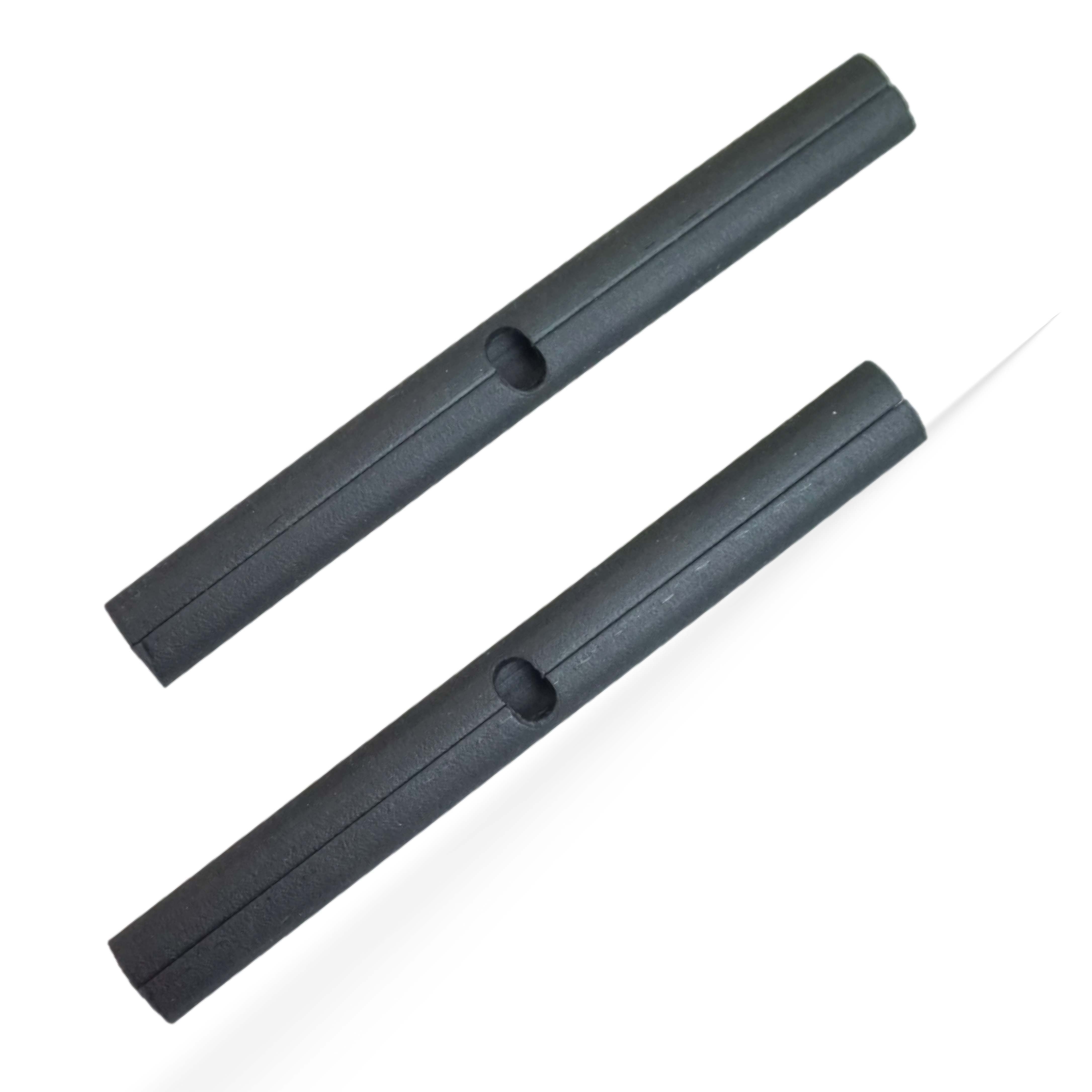 Sporenschutz aus Gummi 2 Stück in schwarz